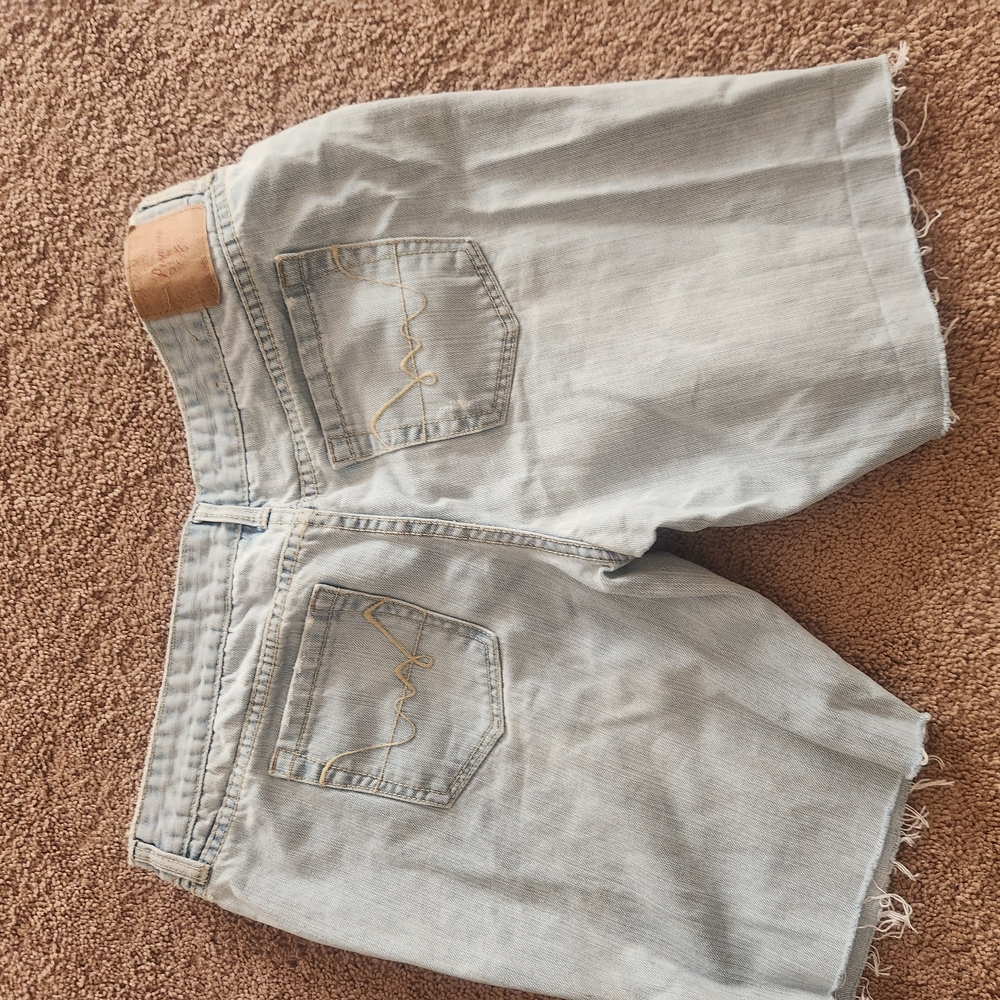 Women's Light Blue Denim Shorts